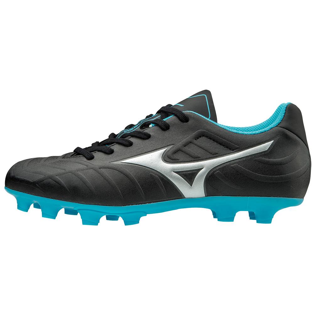 Tacos de Futbol Mizuno Rebula V3 Para Mujer Negros/Azules Turquesa 6542317-OA